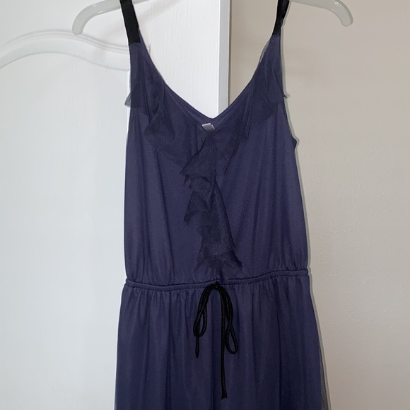 Like New ! Dark Blue Dress - Picture 2 of 4